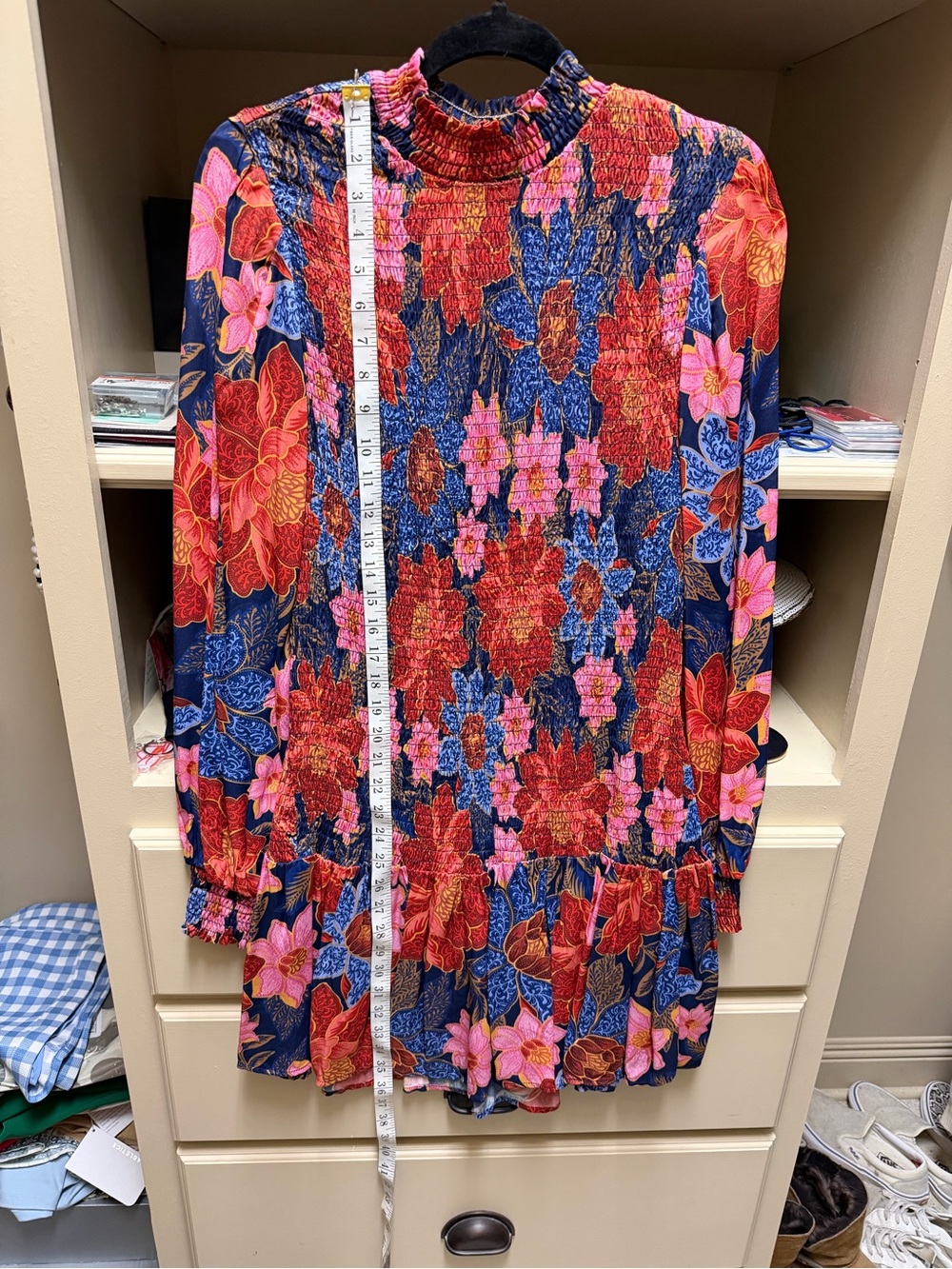 FARM Rio Multicolor Floral Mini Dress - Red, Pink, Blue, Orange - Picture 6 of 7